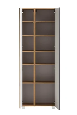 Säulenschrank Varese | 65 x 35 x 180 cm | Grau
