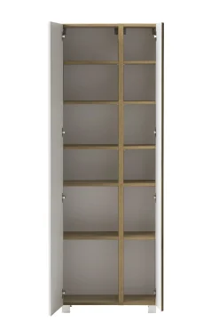 Säulenschrank Varese | 65 x 35 x 180 cm | Weiß
