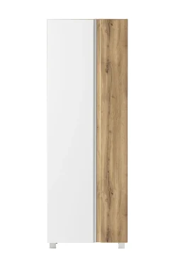 Säulenschrank Varese | 65 x 35 x 180 cm | Weiß