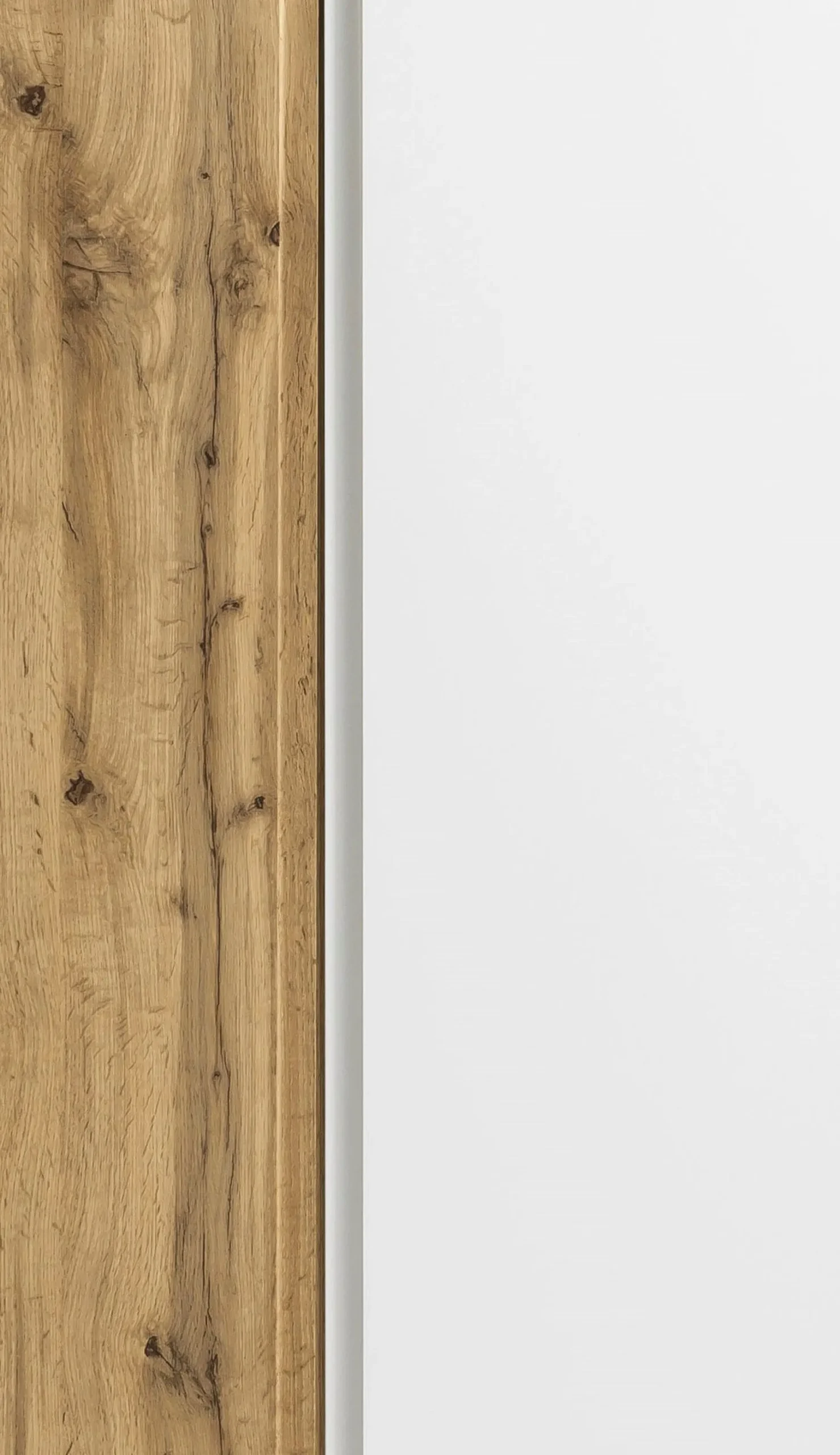 Säulenschrank Varese | 65 x 35 x 180 cm | Weiß