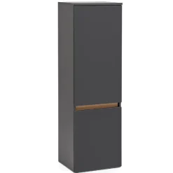 Säulenschrank Vikas 2 Türen - anthrazit