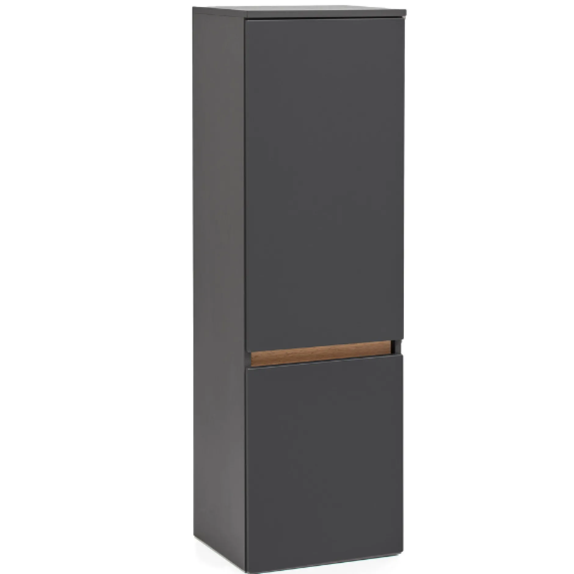 Säulenschrank Vikas 2 Türen - anthrazit
