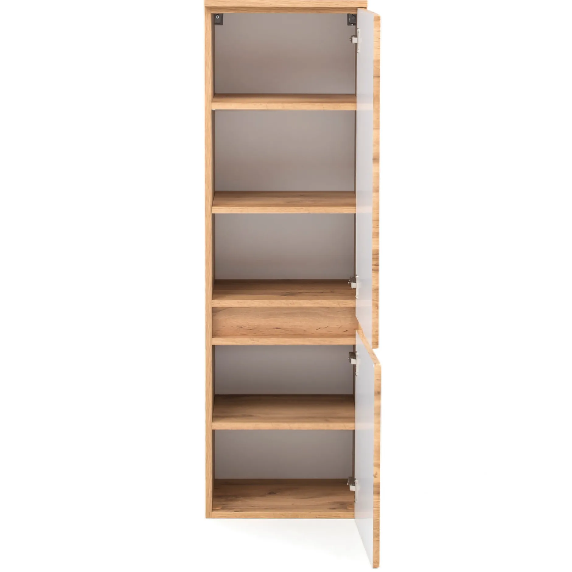 Säulenschrank Vikas 2 Türen - Eiche