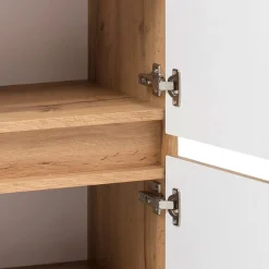 Säulenschrank Vikas 2 Türen - Eiche