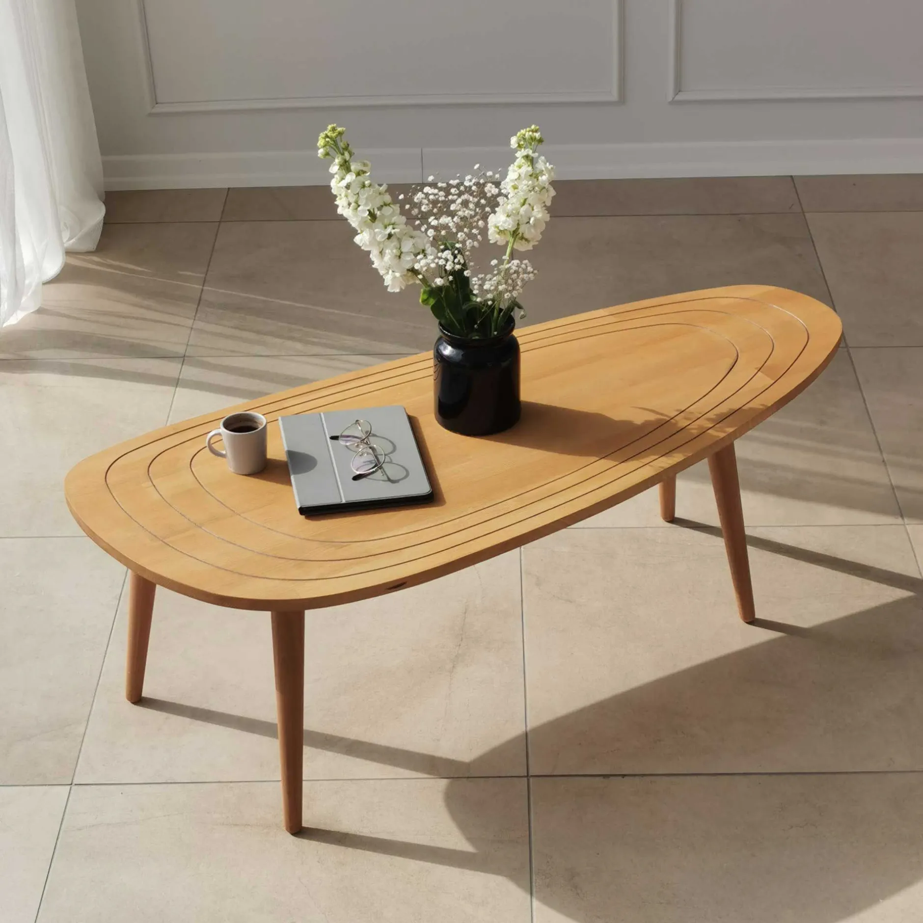 Sweet Couchtisch | Kiefernholz | Teakholz