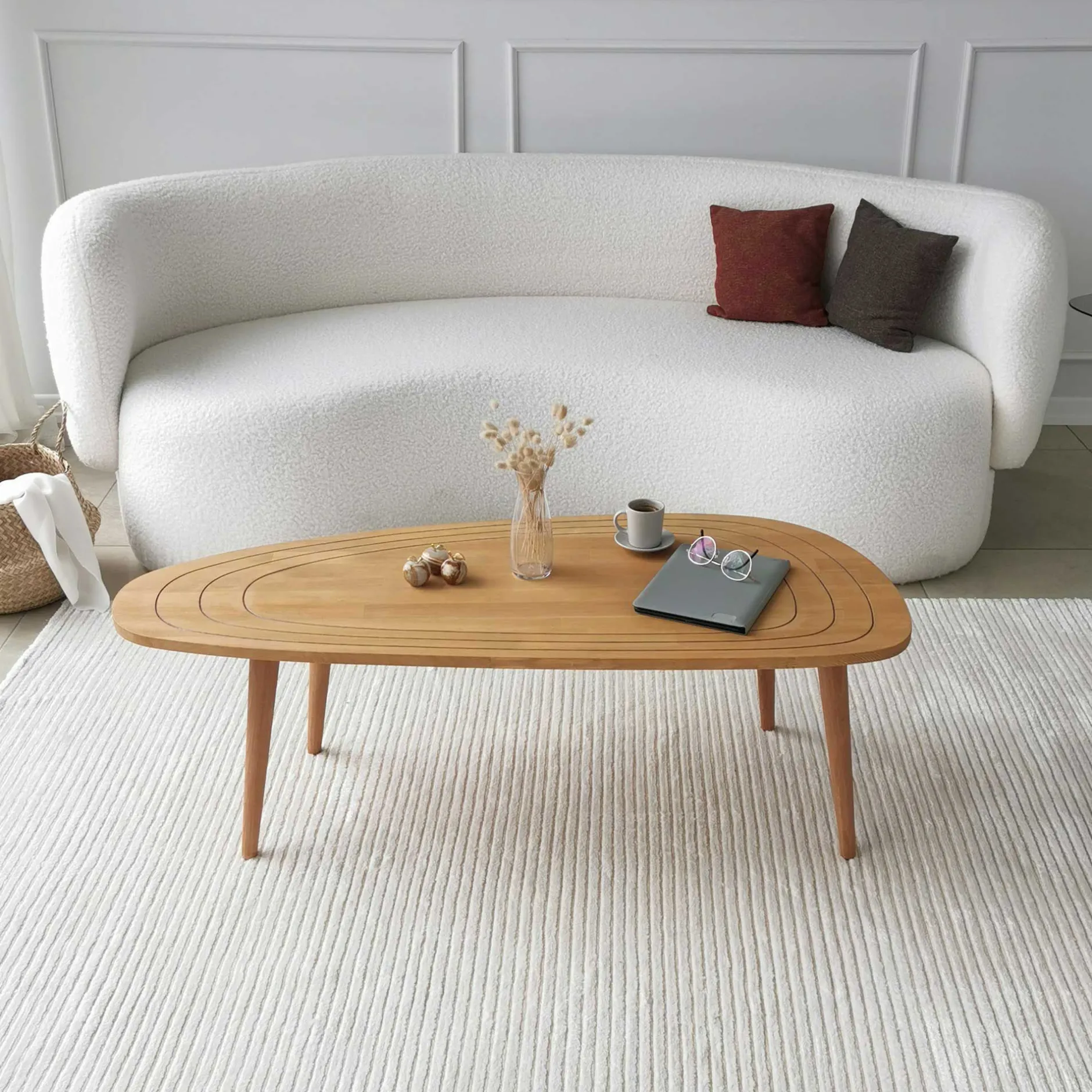 Sweet Couchtisch | Kiefernholz | Teakholz