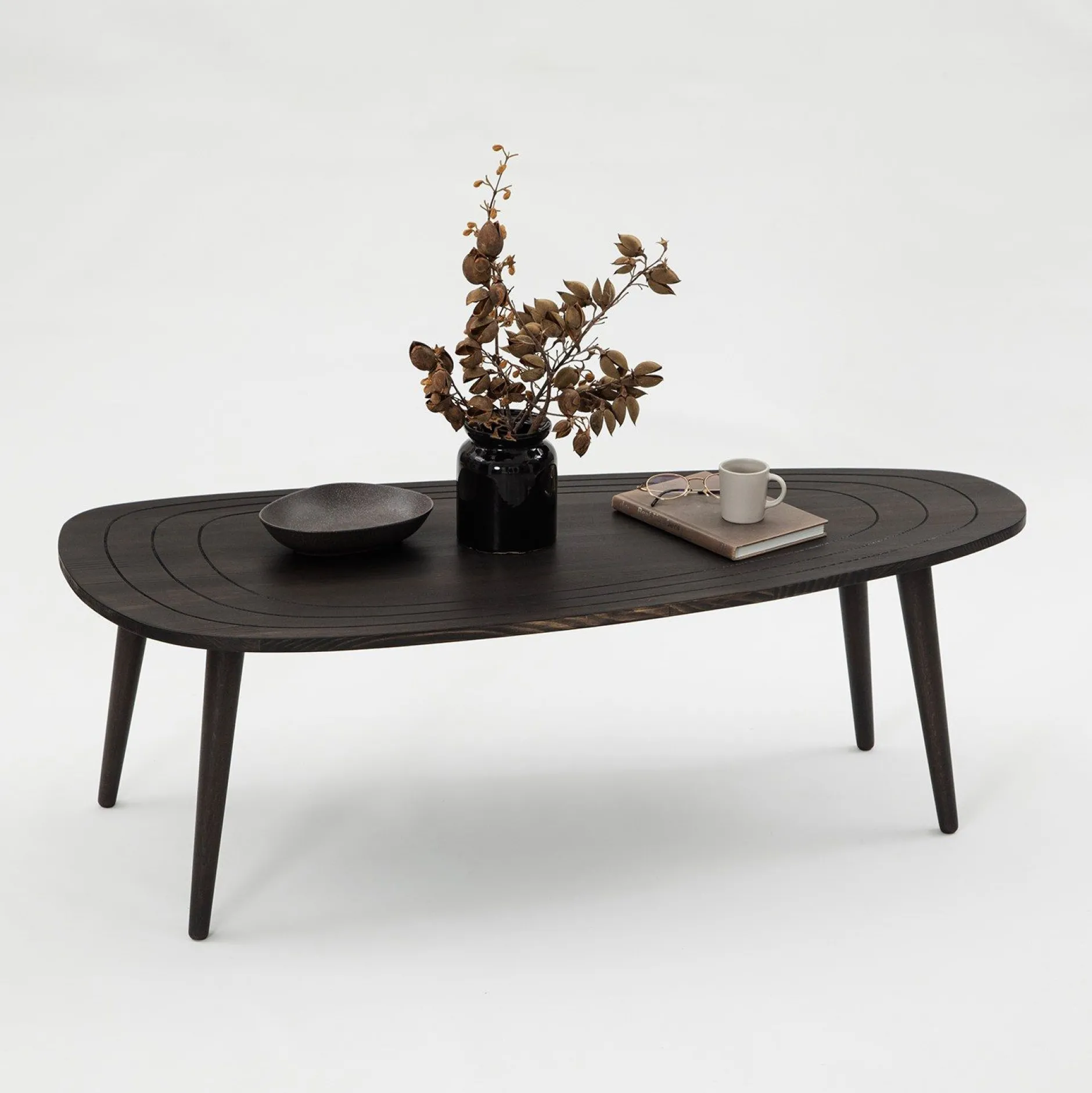 Sweet Couchtisch | Kiefernholz | Anthrazit