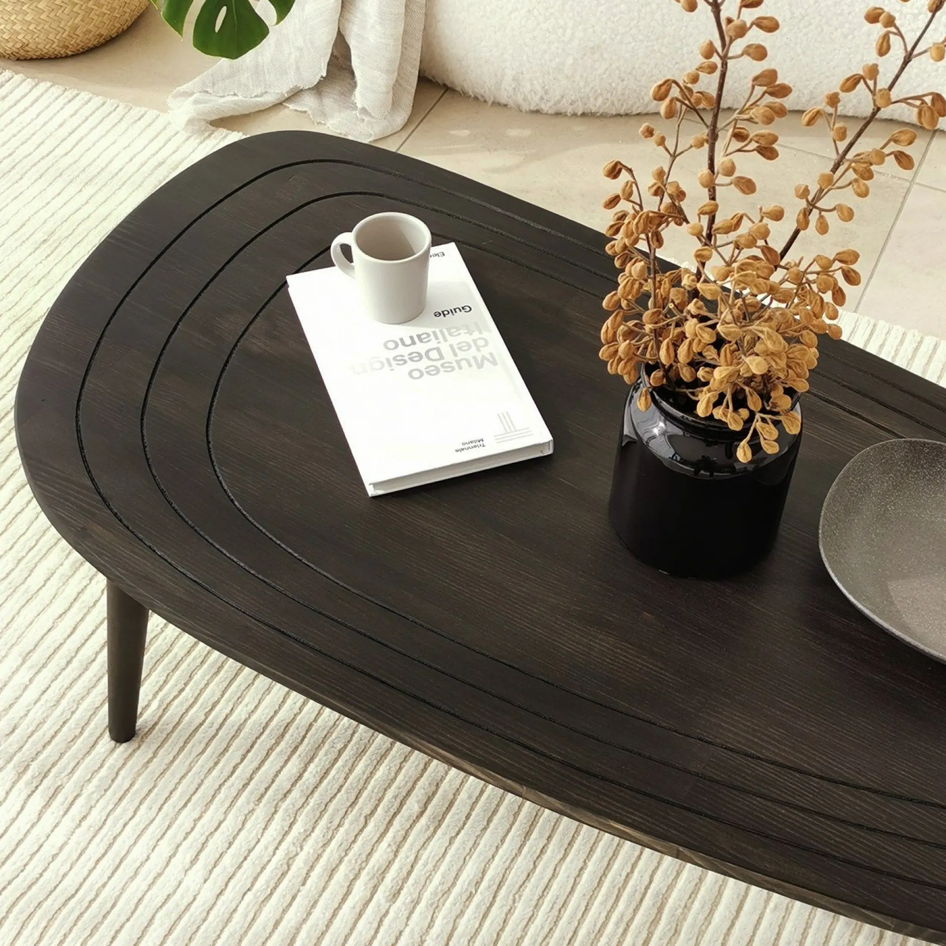 Sweet Couchtisch | Kiefernholz | Anthrazit