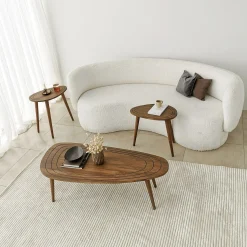 Sweet Couchtisch | Korpus aus Buchenholz | Walnuss