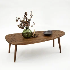 Sweet Couchtisch | Korpus aus Buchenholz | Walnuss