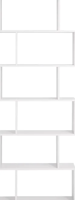 Sybren Bücherregal 6 Fächer - weiß