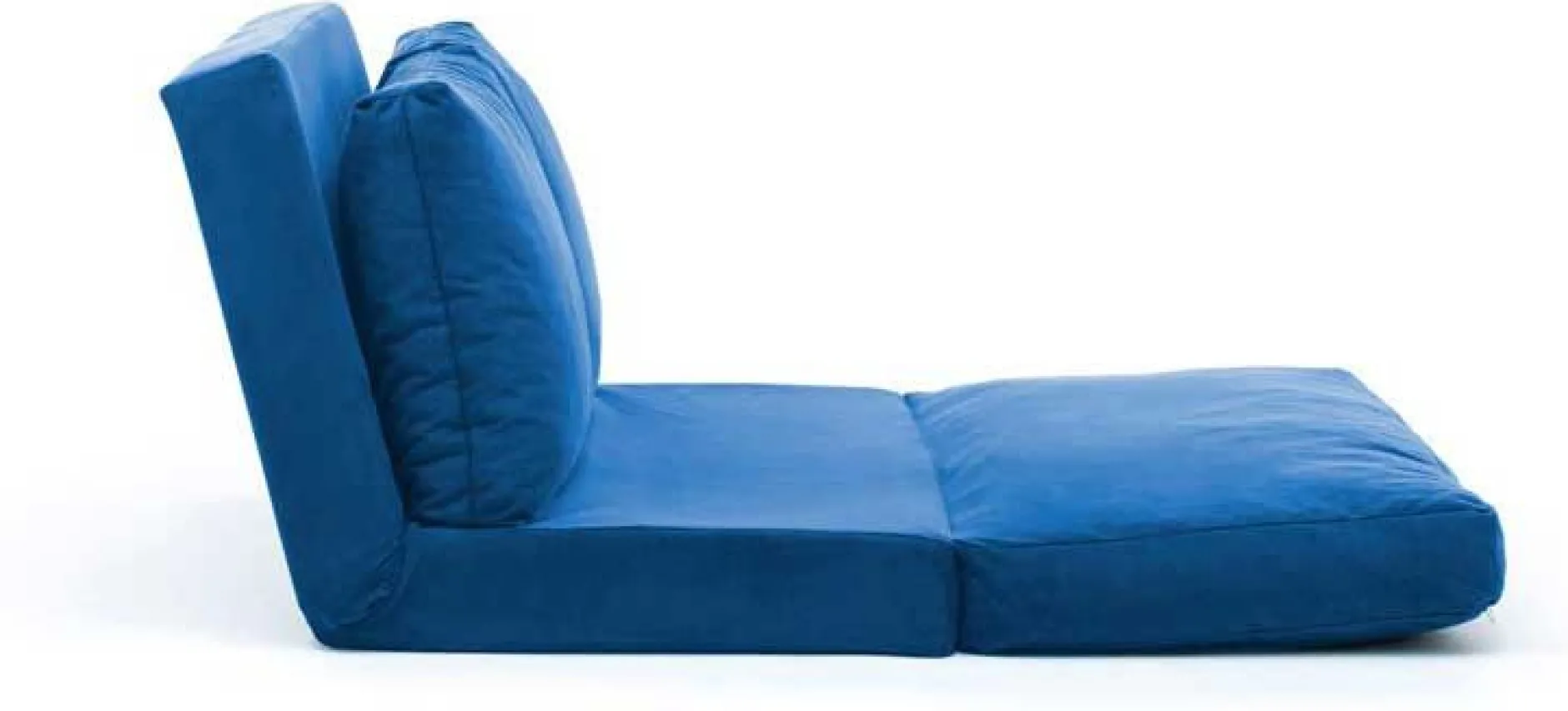 Taida 2-Sitzer-Schlafsofa | Metallrahmen | Blau