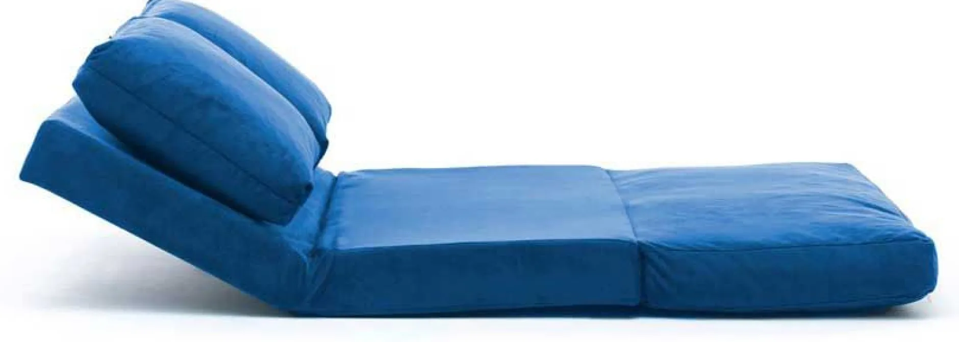 Taida 2-Sitzer-Schlafsofa | Metallrahmen | Blau
