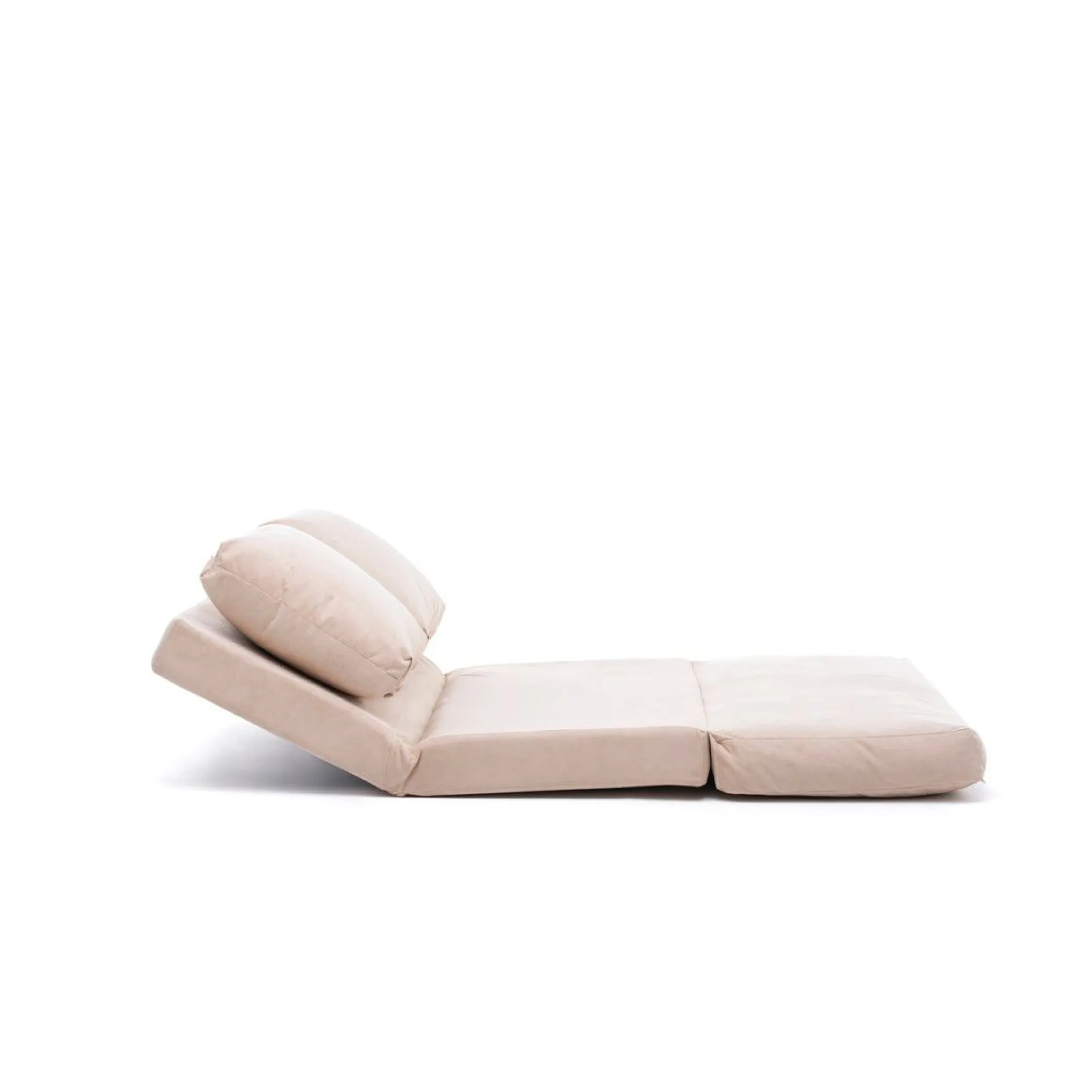 Taida 2-Sitzer-Schlafsofa | Metallrahmen | Creme