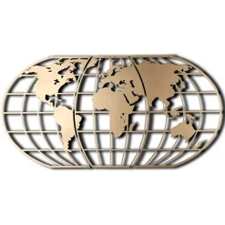 Tanelorn Dekoratives Wandaccessoire aus Metall | 100 % METALL | 60 x 120 cm