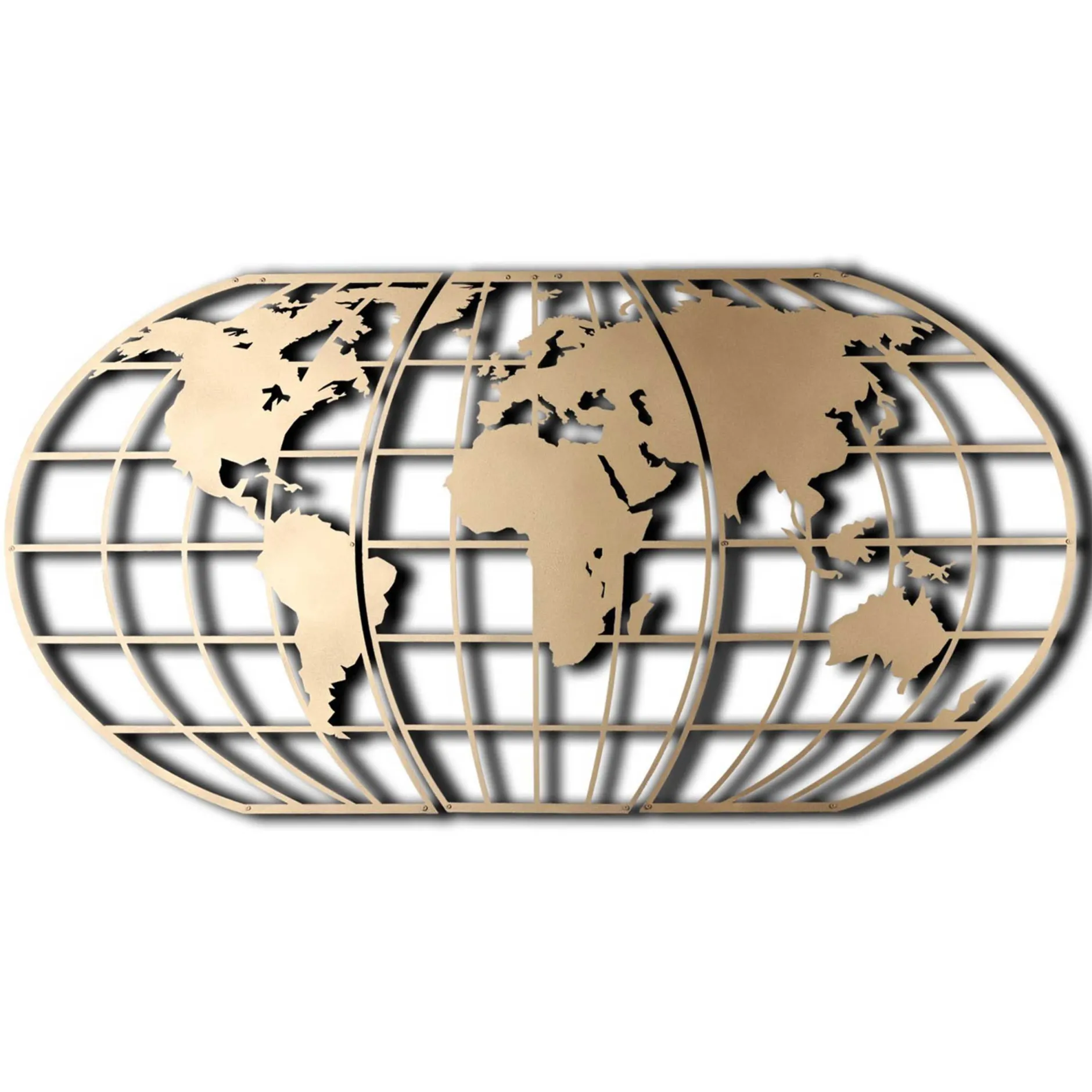 Tanelorn Dekoratives Wandaccessoire aus Metall | 100 % METALL | 60 x 120 cm