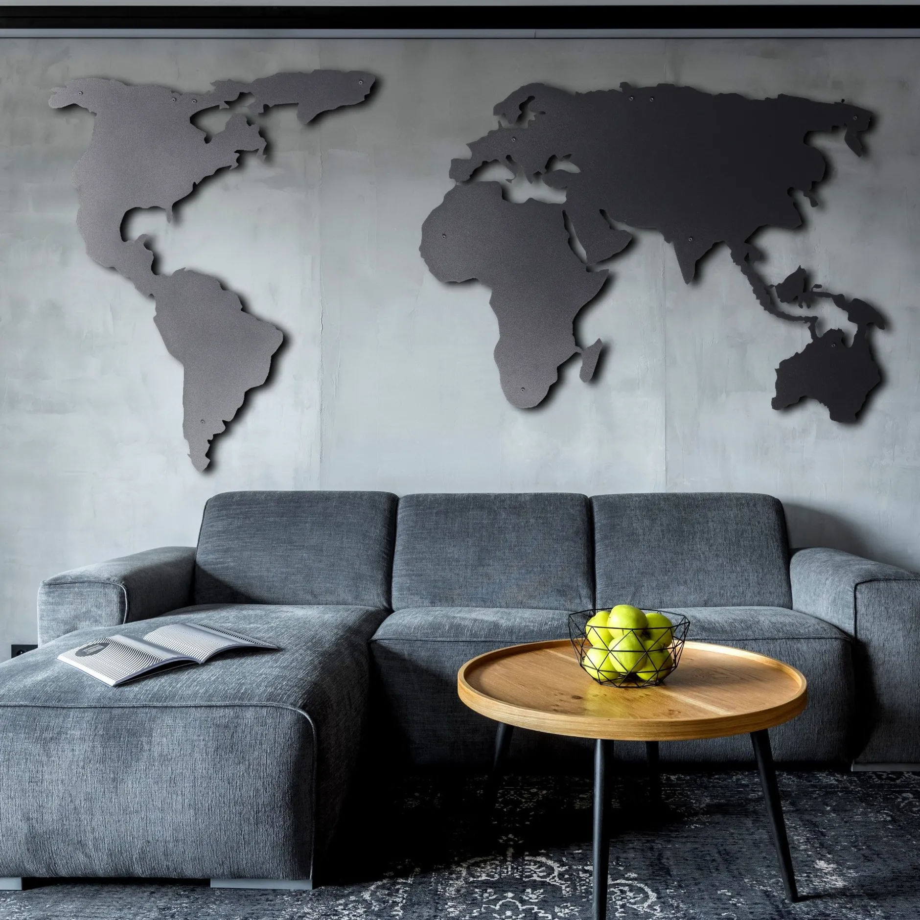 Tanelorn Dekoratives Wandaccessoire aus Metall | 100 % METALL | 85 x 170 cm