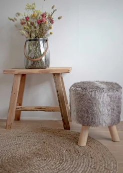 Teakholz Barcelona Bank - Naturbelassen - 50x25x45 cm