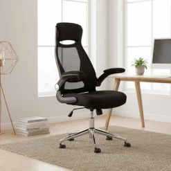 Tec Ergonomischer Bürostuhl - verstellbar - schwarz