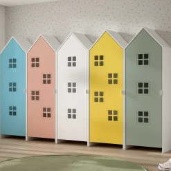 5-teiliger Kleiderschrank Casami Brügge - 288x37x172 cm - Multicolour
