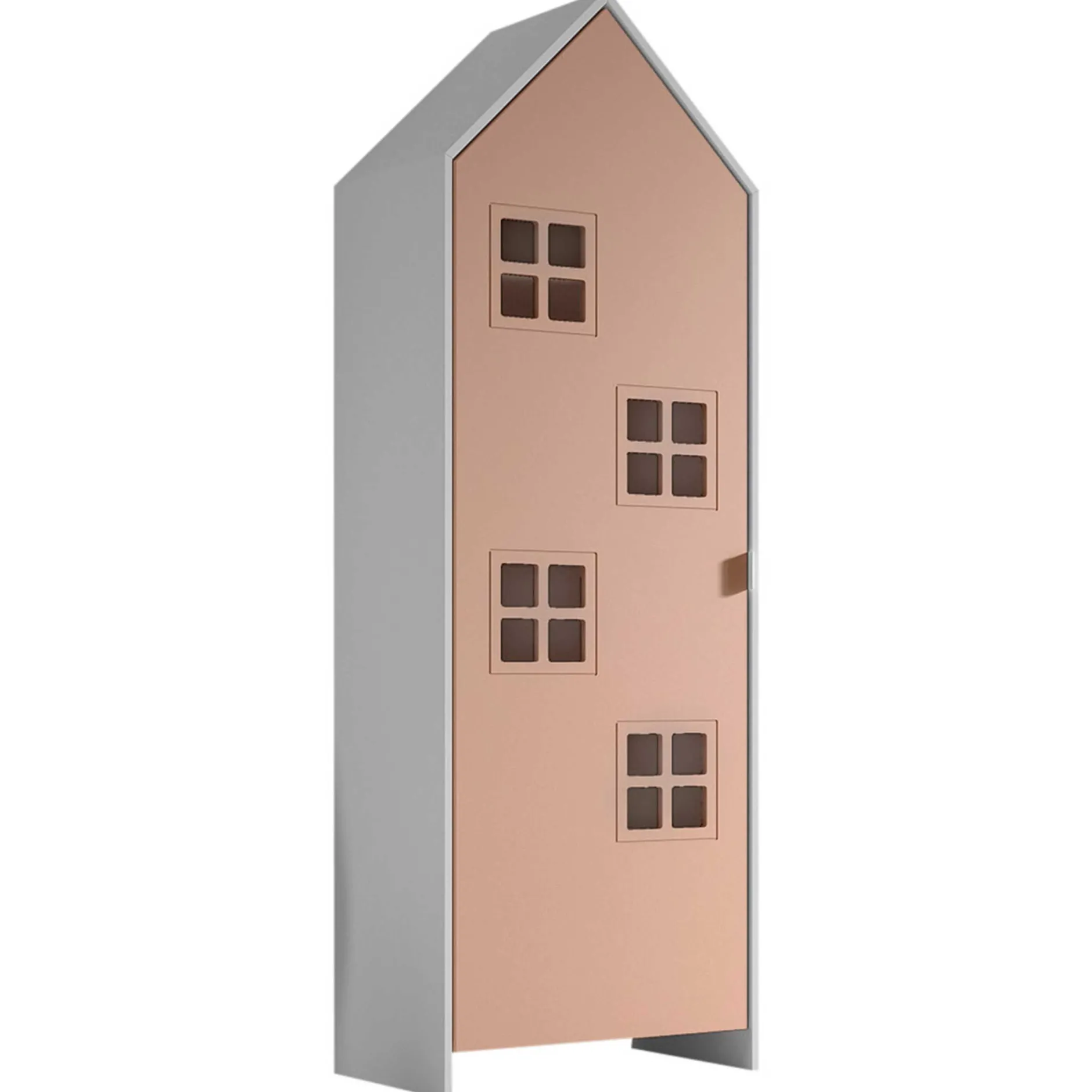 2-teiliger Kleiderschrank Casami Bruges - 115x37x172 cm - Blau/Rosa