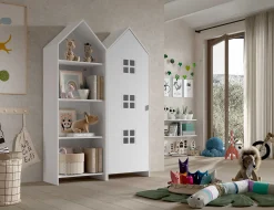 2-teiliger Kleiderschrank Casami Brügge - 115x37x72 cm - Weiß