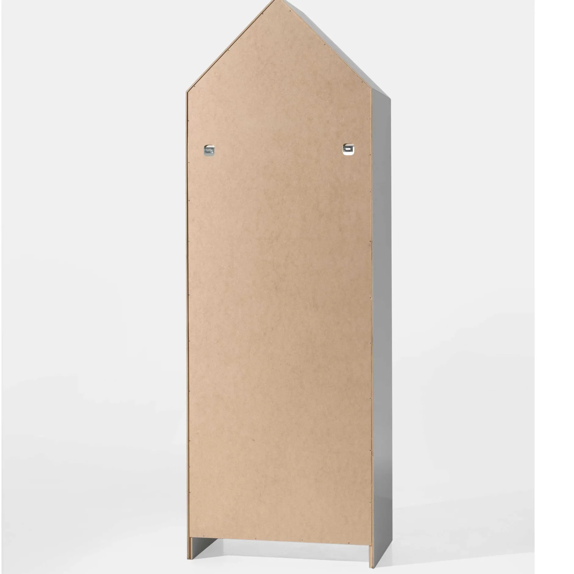 2-teiliger Kleiderschrank Casami - 115x37x172 cm - Weiß/Mintgrün