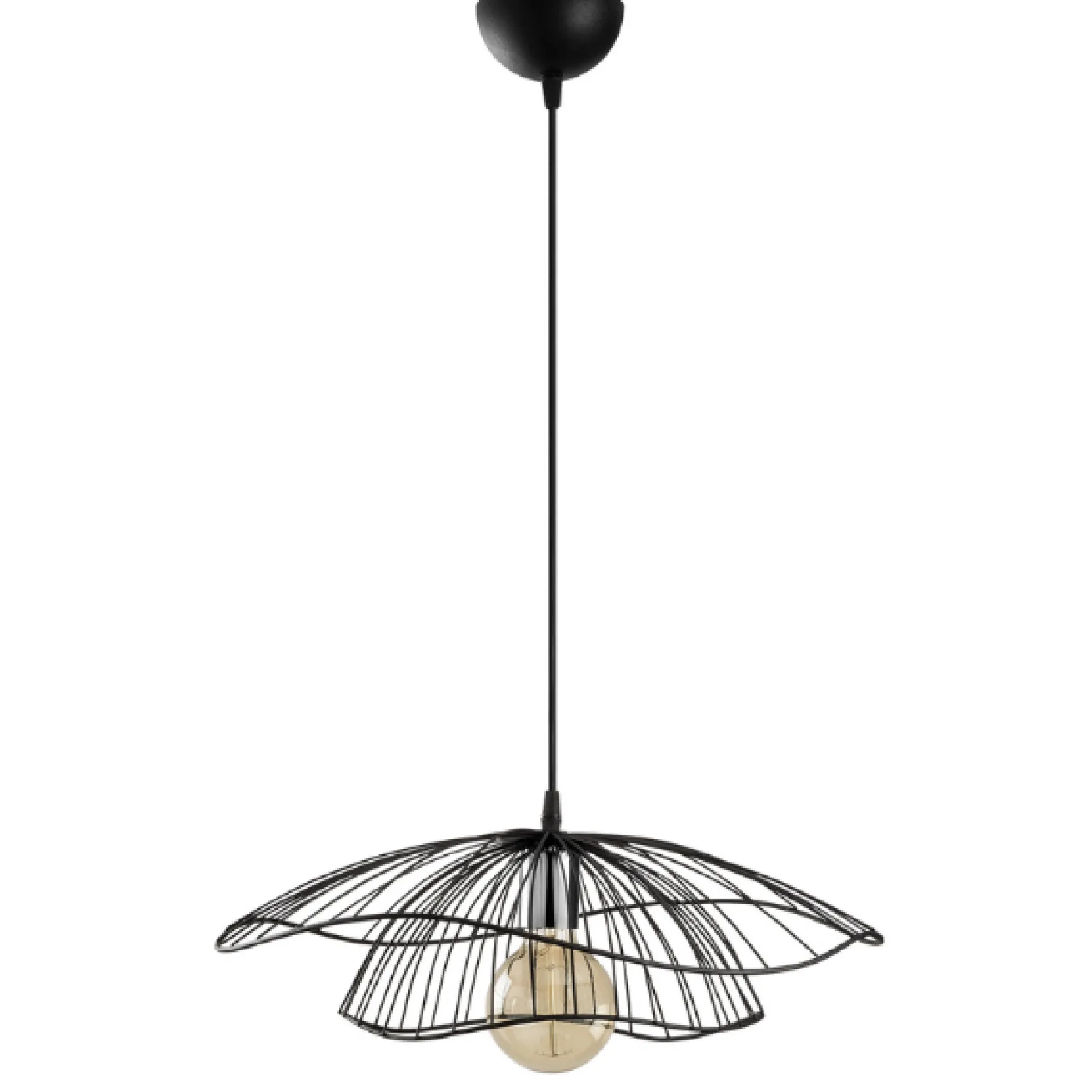 Tel Kronleuchter | METALLGEHÄUSE | Schwarz