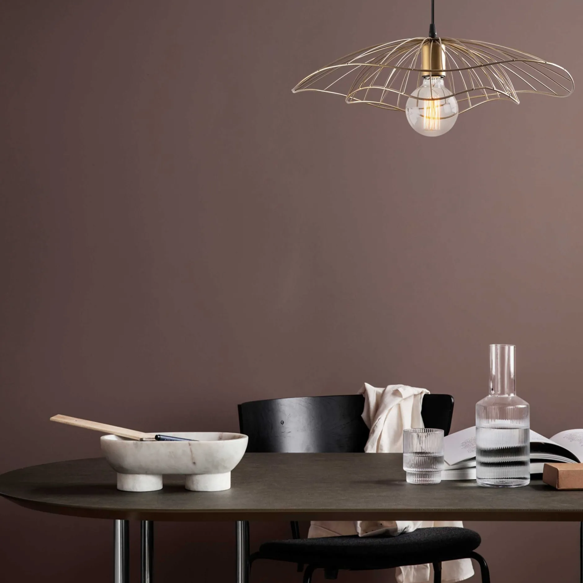 Tel Kronleuchter | METALLGEHÄUSE | Vintage