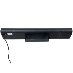Terrassenheizung Hermia mit Bluetooth-Lautsprechern - schwarz