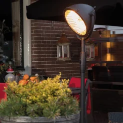 Terrassenheizung Mindy 45x210cm - schwarz