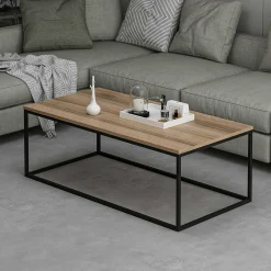 Tiger Couchtisch | 100 % MELAMIN | Walnuss