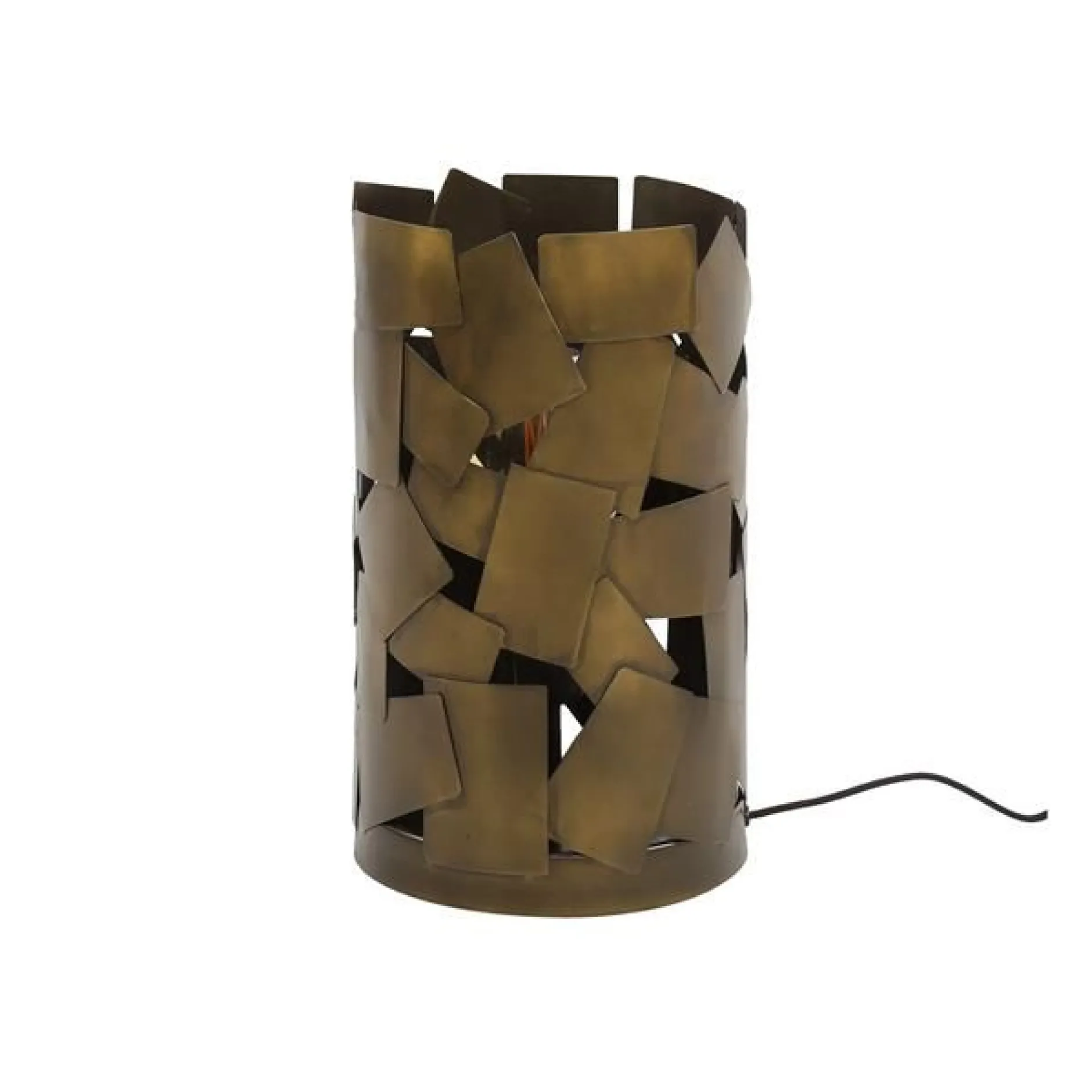 Tischlampe Can-antik bronze