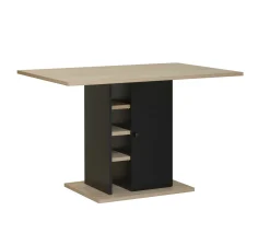 Tisch Luke 120x80 mit Ablage - Kastanie