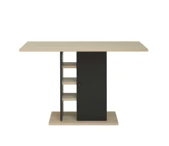 Tisch Luke 120x80 mit Ablage - Kastanie