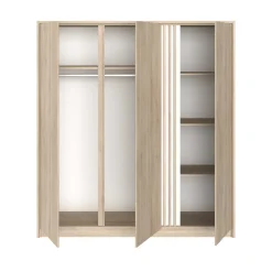 TokioKinderzimmer : Bett 90x200 mit Schubladen, Kleiderschrank, Schreibtisch