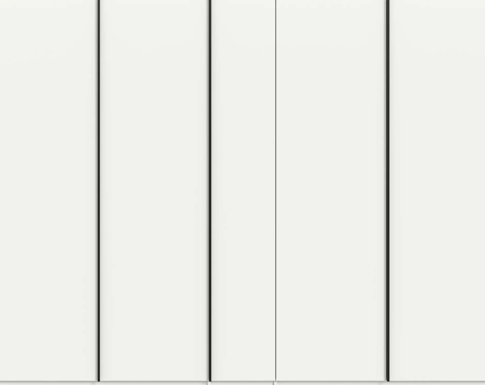 5-Türiger Kleiderschrank Oakland Xonox - Weiß - 230x183x53 cm