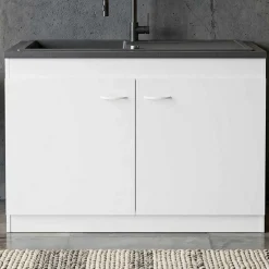 2-türiger Unterschrank für die Spüle (120 cm)