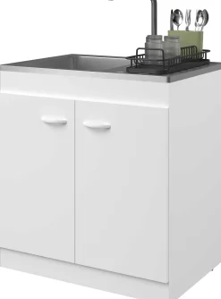 2-türiger Unterschrank für die Spüle (80 cm)
