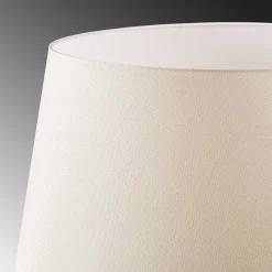 Tripod Stehleuchte | METALLGEHÄUSE | Schwarz, Creme