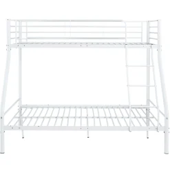Trixie Etagenbett 90x200 und 140x200 - Metall - matt weiß