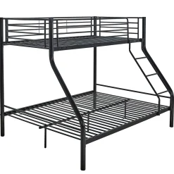 Trixie Etagenbett 90x200 und 140x200 - Metall - mattschwarz