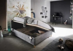Truhenbett Cool | 90 x 200 cm | Anthrazit Design