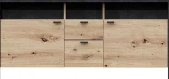 TV-Möbel In-Loft 135cm - Eiche alt/schwarz