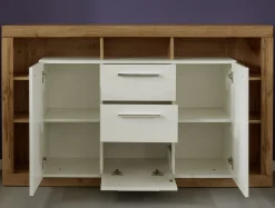 TV-Möbel-Set Rock | 150 x 40 x 90 cm | Wotan Oak White Design