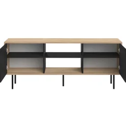 TV-Möbel Vibe 150cm - Eiche/schwarz