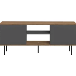 TV-Möbel Vibe 150cm - Walnuss/Grau