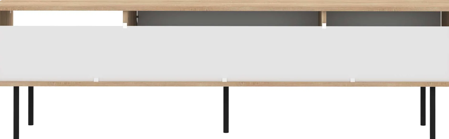 TV-Möbel Watt 165cm - Eiche/Weiß