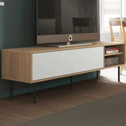 TV-Möbel Watt 165cm - Eiche/Weiß