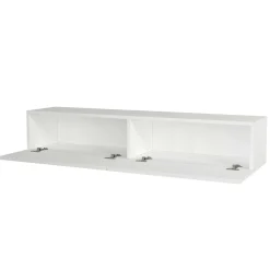 TV-Schrank Aristo - 135x32x25cm - 2 Türen - weiß